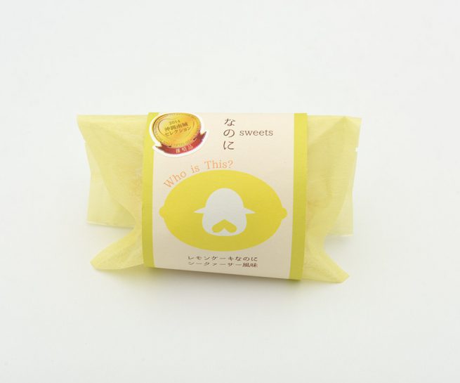 なのにsweets 「レモンケーキなのにシークワーサー風味」パッケージデザイン